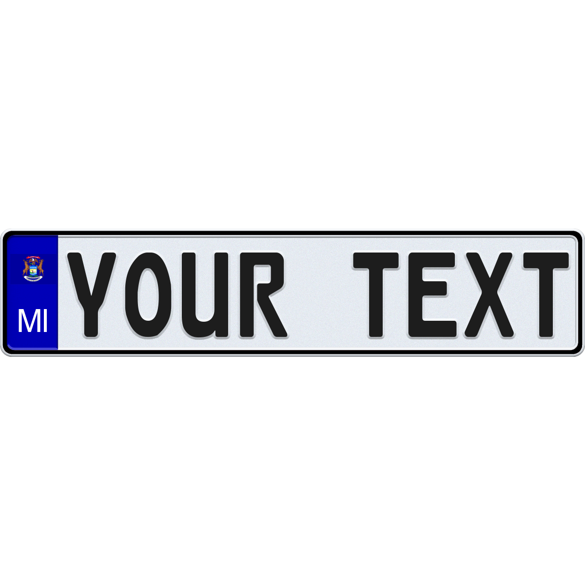 Michigan European License Plates