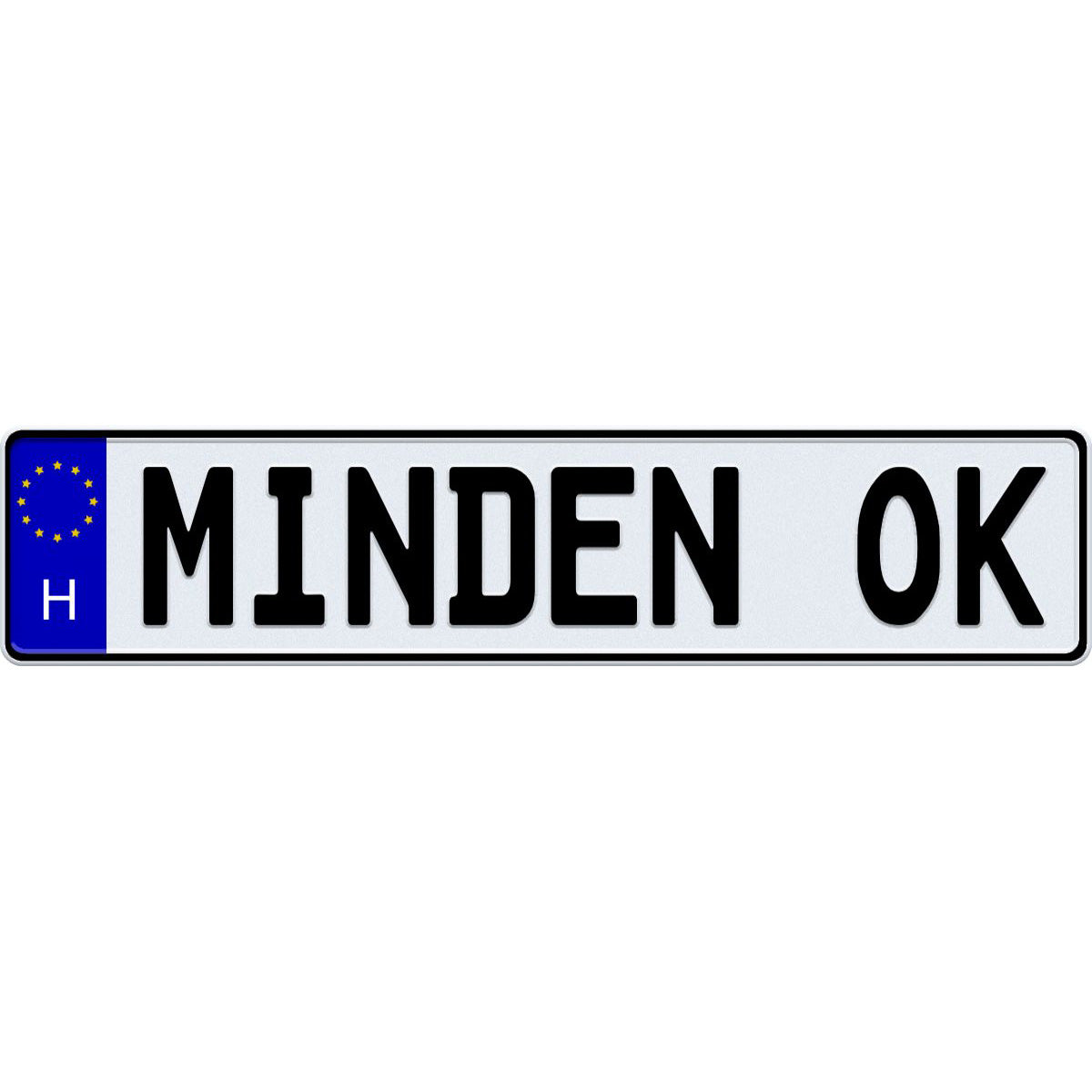 Hungary license plate