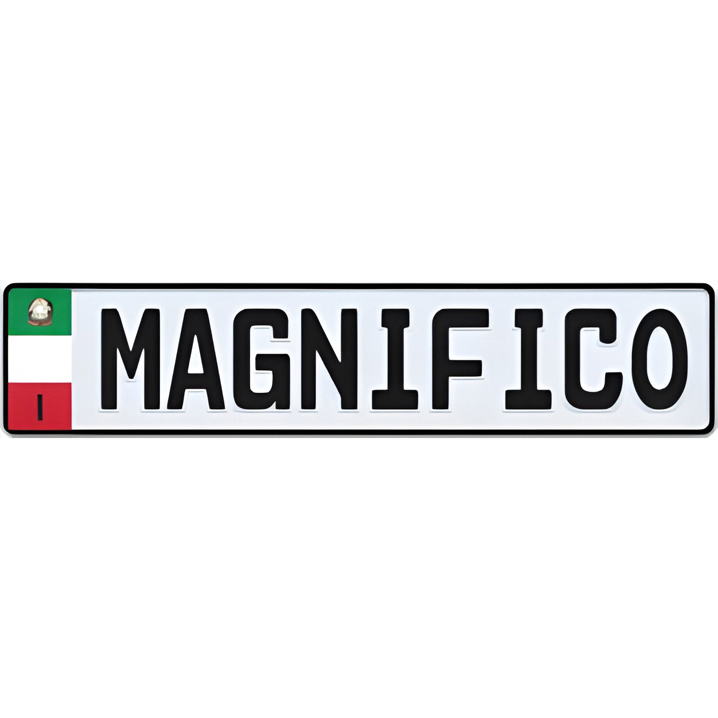 Italy Special Edition European License Plate