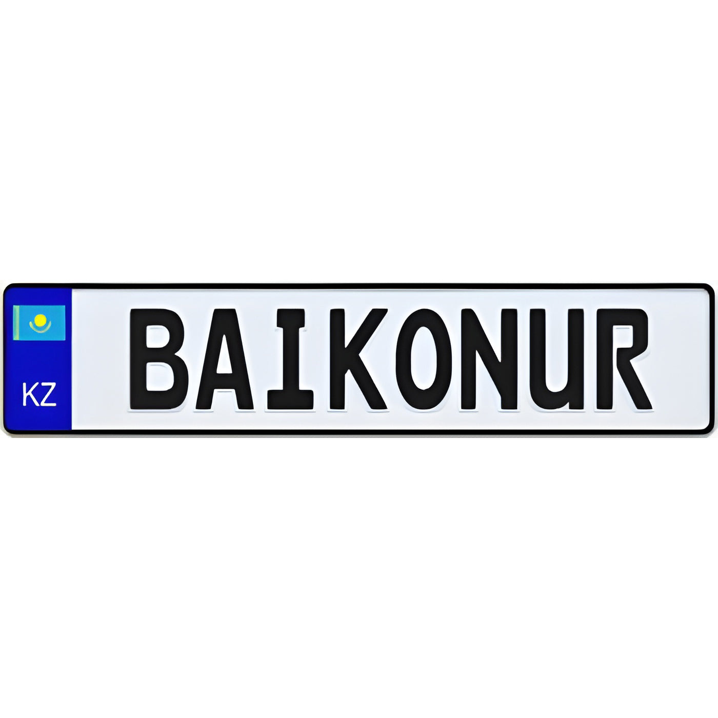 Kazakhstan European License Plate