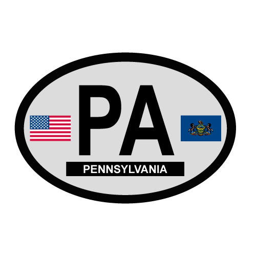 Pennsylvania Oval Decal