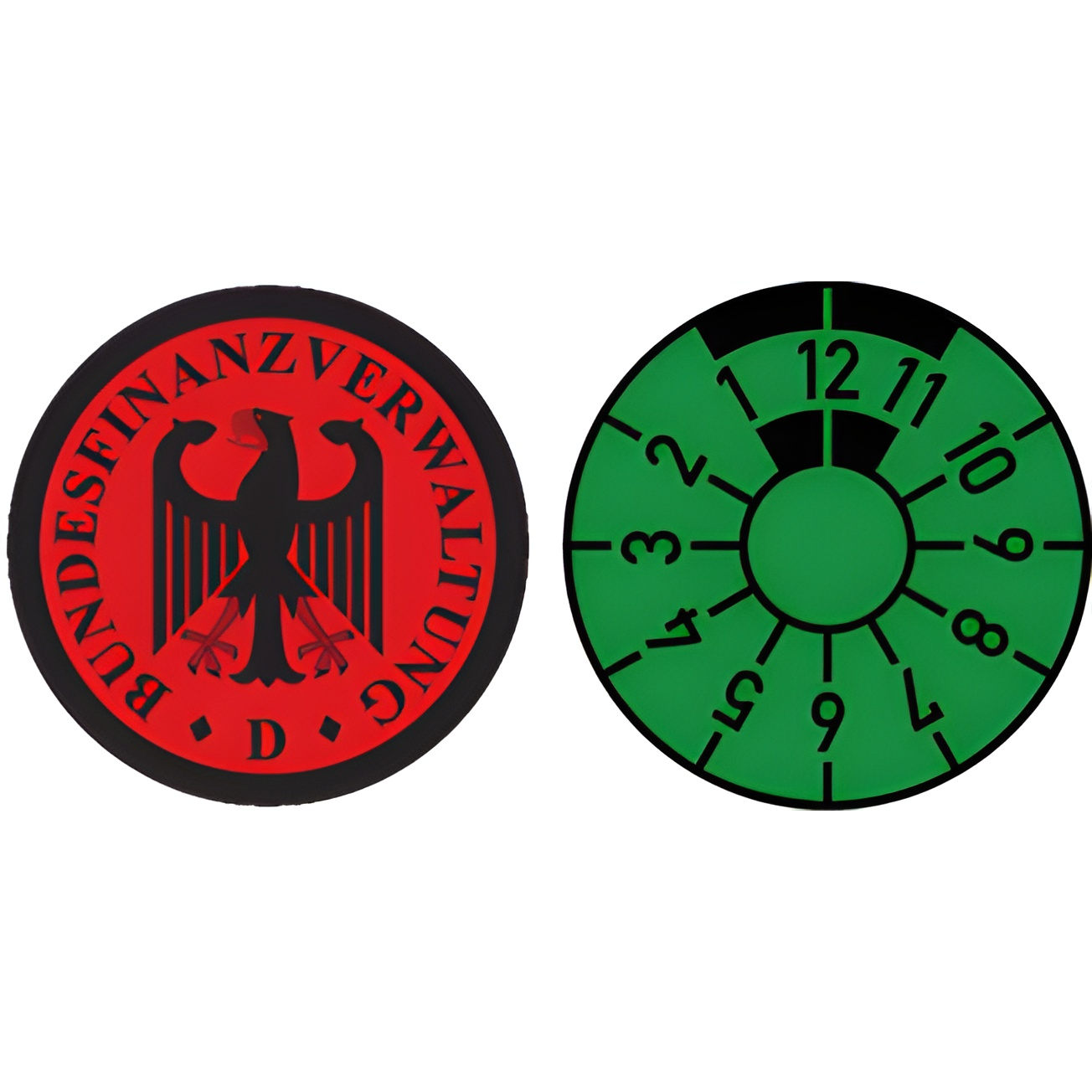 Red zoll German registration seal set