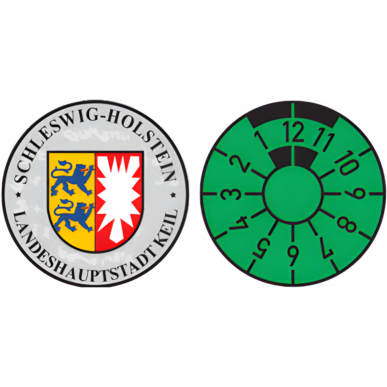 Sschleswig-Holsten German registration seal set