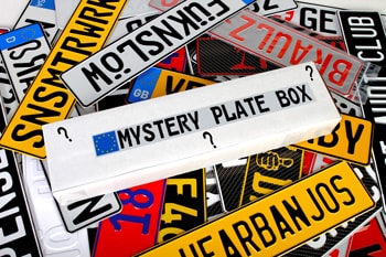 Mystery European License Plate Box