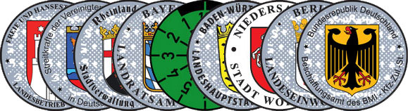 German Registration Seals