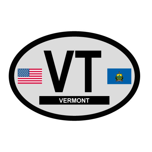 Vermont Oval Decal