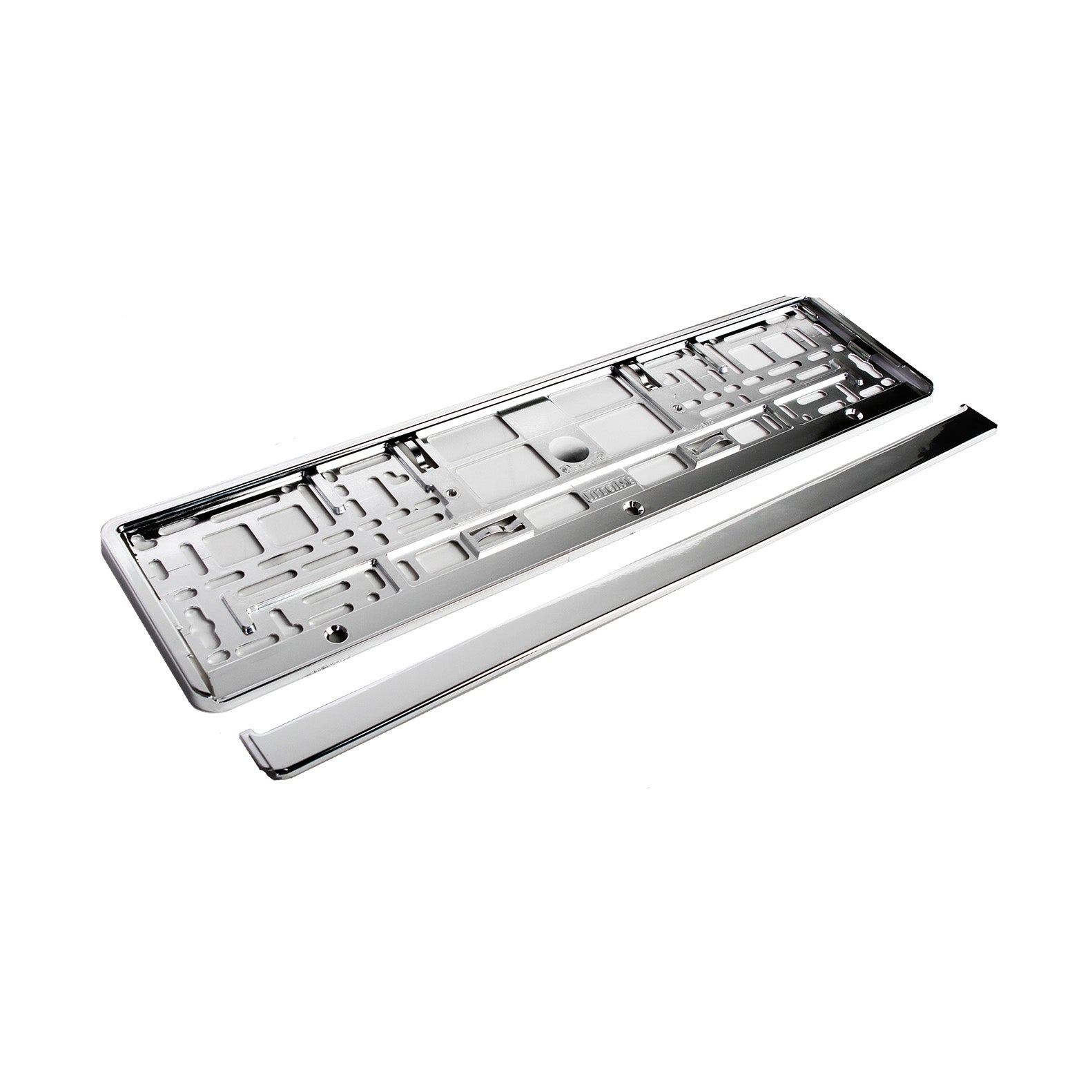 Chrome Plated Plastic License Frames 2 Color{EZ707-2 Chrome Plated Plastic License Frames 2 Color{EZ707-2