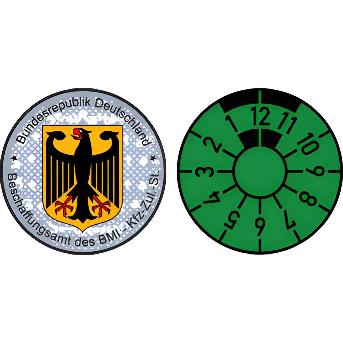German Registration Seals – CustomEuropeanPlates.com