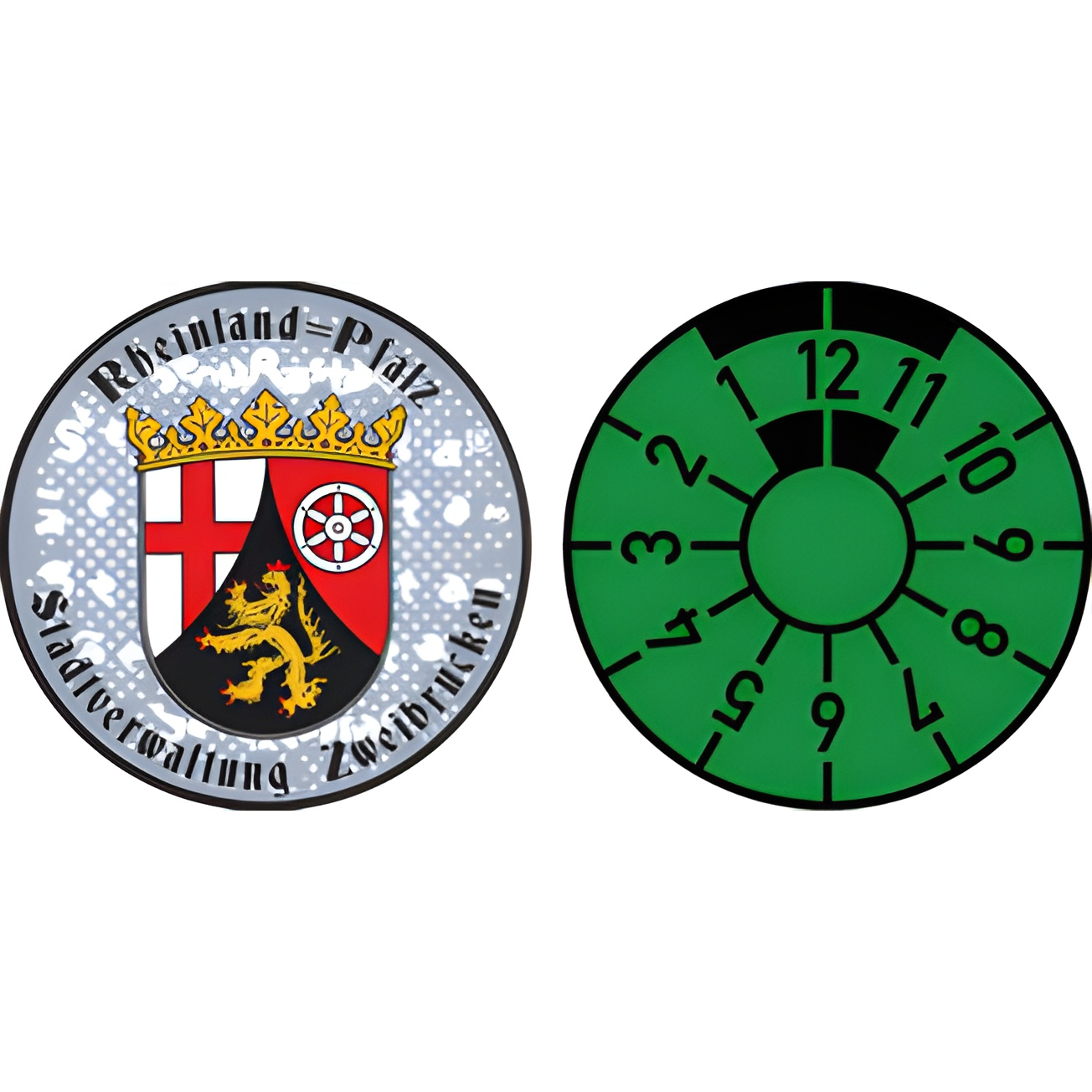 German Registration Seals – CustomEuropeanPlates.com