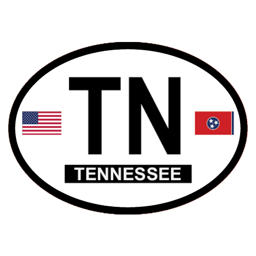 tennessee oval decal