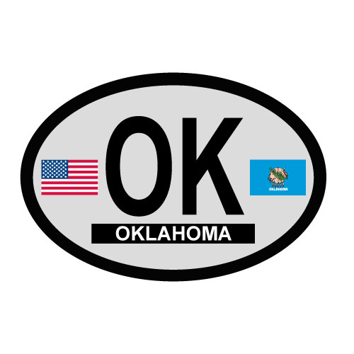 Oklahoma Oval Decal