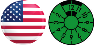 US Flag Seal Set