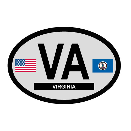 Virginia Oval Decal